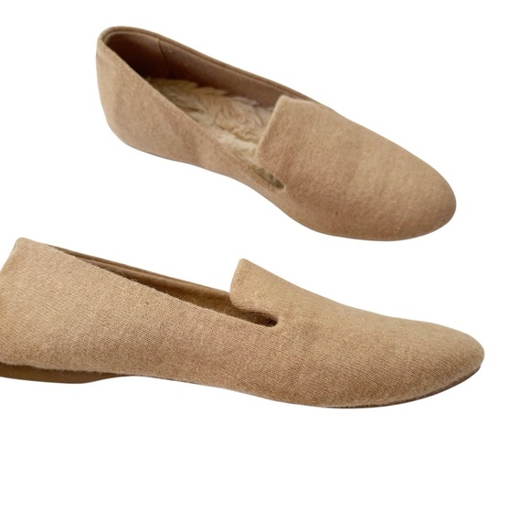 Birdies Starling Knit Loafers in Oatmeal Faux Fur Size 7.5 - Picture 5 of 12